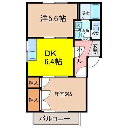 グランソレイユの物件間取画像